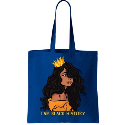 I Am Black History African American Afro Blm Gift Tote Bag