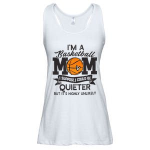 I'm A Basketball Mom I Suppose Could Be Quieter Funny Gift Ladies Essential Flowy Tank