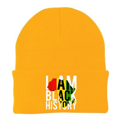 I Am Black History Black History Month & Pride Gift Knit Cap Winter Beanie