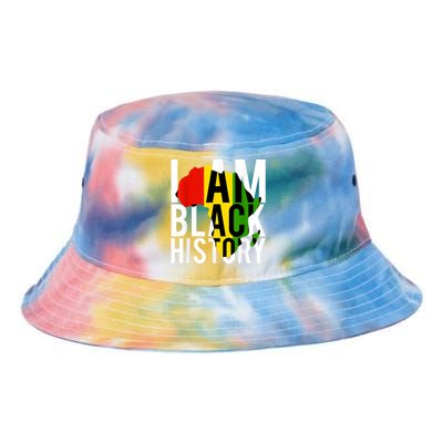 I Am Black History Black History Month & Pride Gift Tie Dye Newport Bucket Hat