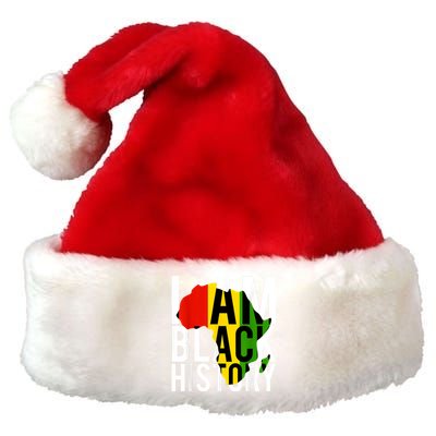 I Am Black History Black History Month & Pride Gift Premium Christmas Santa Hat