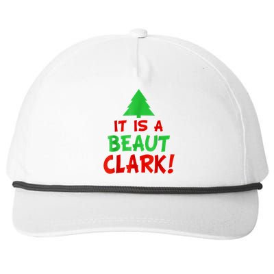 It's A Beaut Clark Christmas Tree Snapback Five-Panel Rope Hat