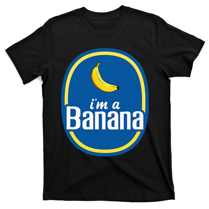 IM A Banana Costume Halloween Fruit Sticker Yellow T-Shirt