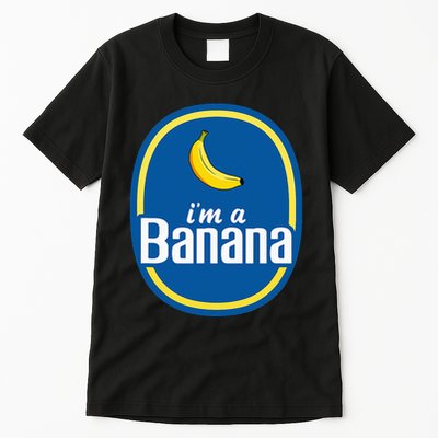 IM A Banana Costume Halloween Fruit Sticker Yellow Tall T-Shirt