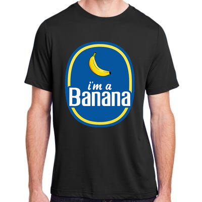 IM A Banana Costume Halloween Fruit Sticker Yellow Adult ChromaSoft Performance T-Shirt