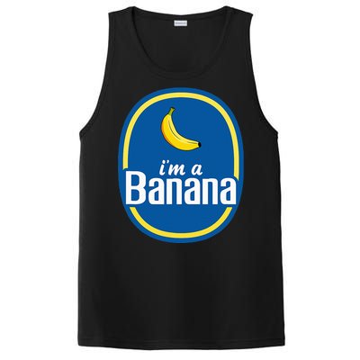 IM A Banana Costume Halloween Fruit Sticker Yellow PosiCharge Competitor Tank