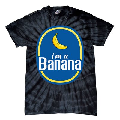 IM A Banana Costume Halloween Fruit Sticker Yellow Tie-Dye T-Shirt