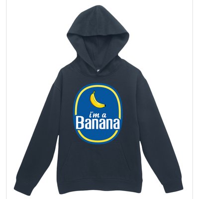 IM A Banana Costume Halloween Fruit Sticker Yellow Urban Pullover Hoodie