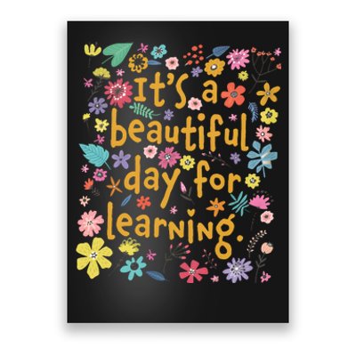 Its A Beautiful Day For Learning Poster