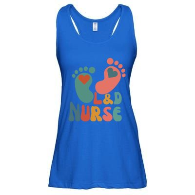 ItS A Beautiful Day In The Laborhood L And D Nurse (Both Sides) Funny Gift Ladies Essential Flowy Tank