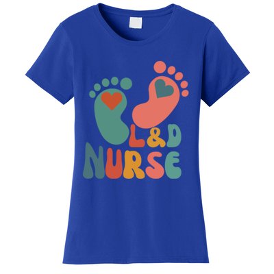 ItS A Beautiful Day In The Laborhood L And D Nurse (Both Sides) Funny Gift Women's T-Shirt