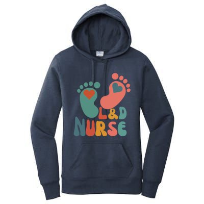 ItS A Beautiful Day In The Laborhood L And D Nurse (Both Sides) Funny Gift Women's Pullover Hoodie