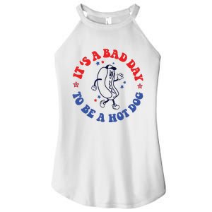 Its A Bad Day To Be A Hot Dog 4th Of July Women's Perfect Tri Rocker Tank