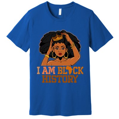 I Am Black History Black History Month Blm Juneteenth Cool Gift Premium T-Shirt