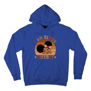 I Am Black History Juneteenth Black With Afro Hair Gift Hoodie