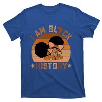 I Am Black History Juneteenth Black With Afro Hair Gift T-Shirt