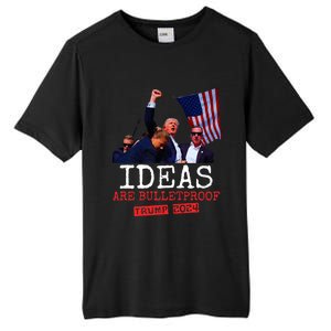 Ideas Are Bulletproof Trump 2024 Tall Fusion ChromaSoft Performance T-Shirt