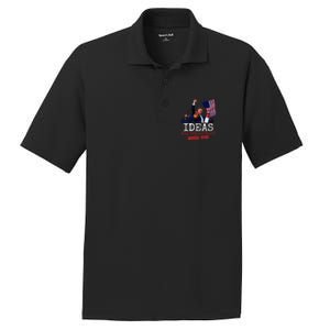 Ideas Are Bulletproof Trump 2024 PosiCharge RacerMesh Polo