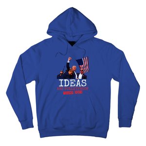 Ideas Are Bulletproof Trump 2024 Hoodie