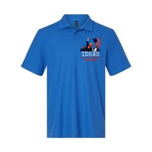 Ideas Are Bulletproof Trump 2024 Softstyle Adult Sport Polo