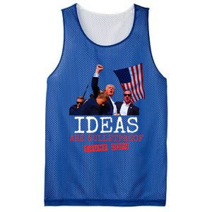 Ideas Are Bulletproof Trump 2024 Mesh Reversible Basketball Jersey Tank