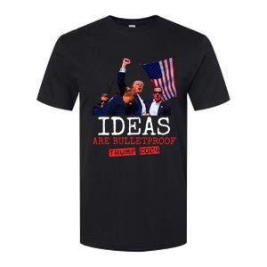 Ideas Are Bulletproof Trump 2024 Softstyle CVC T-Shirt