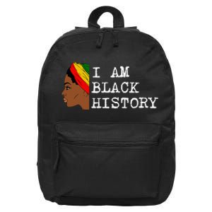 I Am Black History 16 in Basic Backpack