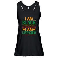 I Am Black Every Month But This Month I Am Blackity Black Black Ladies Essential Flowy Tank