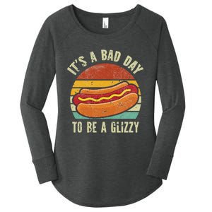 It’S A Bad Day To Be A Glizzy Women's Perfect Tri Tunic Long Sleeve Shirt