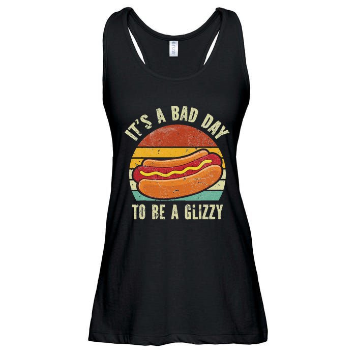 It’S A Bad Day To Be A Glizzy Ladies Essential Flowy Tank