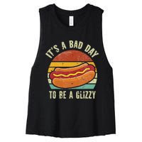 It’S A Bad Day To Be A Glizzy Women's Racerback Cropped Tank