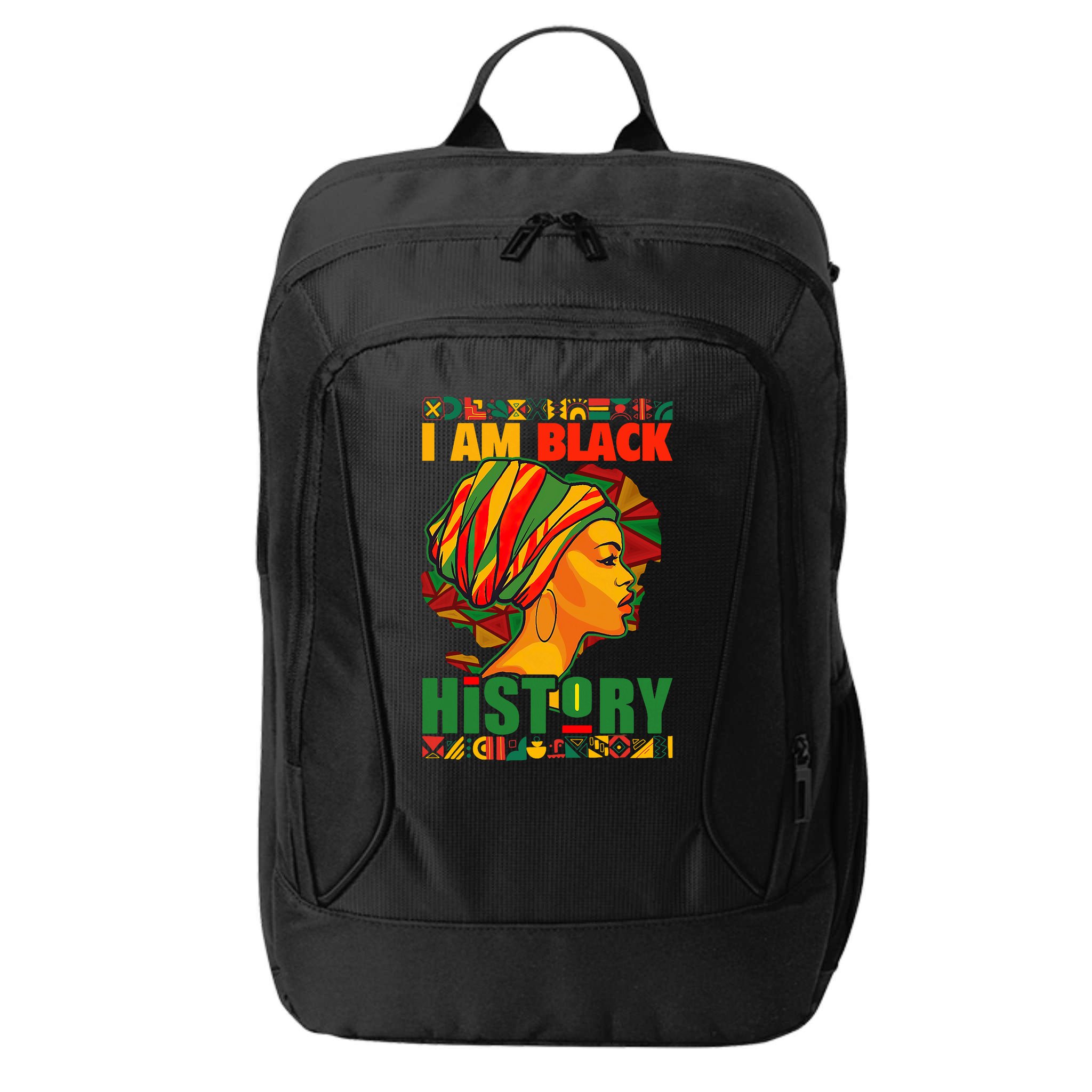 I Am Black History African American Black Pride Women City Backpack