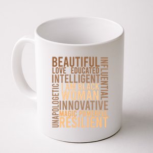 I Am Black Black History Month Educated Black Gift Coffee Mug