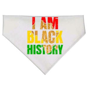 I Am Black History Juneteenth Black Pride And Culture Gift USA-Made Doggie Bandana