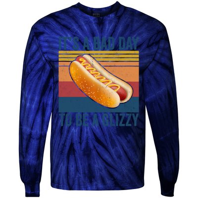 It’s A Bad Day To Be A Glizzy Vintage Tie-Dye Long Sleeve Shirt