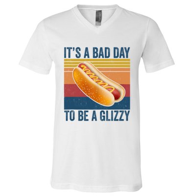 It’s A Bad Day To Be A Glizzy Vintage V-Neck T-Shirt