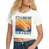 It’s A Bad Day To Be A Glizzy Vintage Crop Top