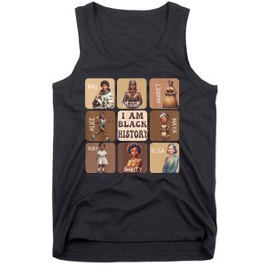 I Am Black History Month Black Women Leader Black Girl Power Tank Top