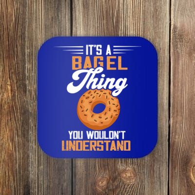 Its A Bagel Thing Baker Baking Dough Bagels Bagel Lover Funny Gift Coaster