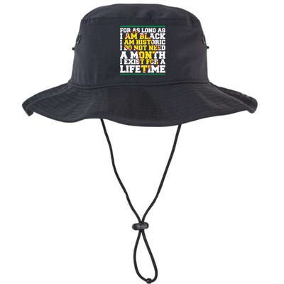 I Am Black History Lifetime Cool Black History Month Gift Legacy Cool Fit Booney Bucket Hat