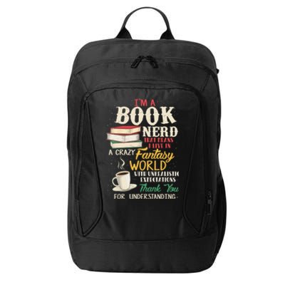 I'm a Book Nerd - Book Lover - Literature City Backpack