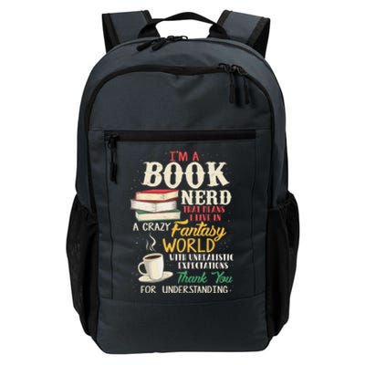 I'm a Book Nerd - Book Lover - Literature Daily Commute Backpack