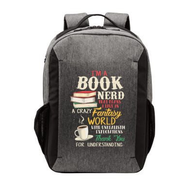 I'm a Book Nerd - Book Lover - Literature Vector Backpack