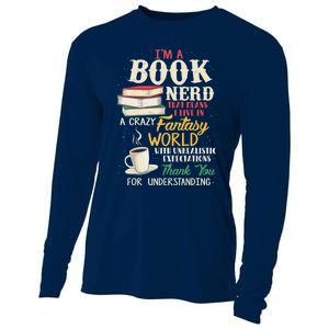 I'm a Book Nerd - Book Lover - Literature Cooling Performance Long Sleeve Crew