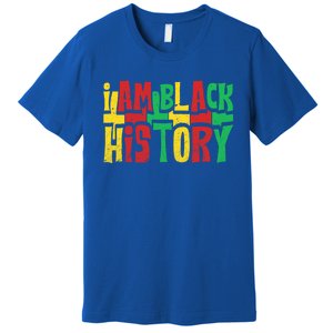 I Am Black History Juneteenth Retro Black History Month Gift Premium T-Shirt