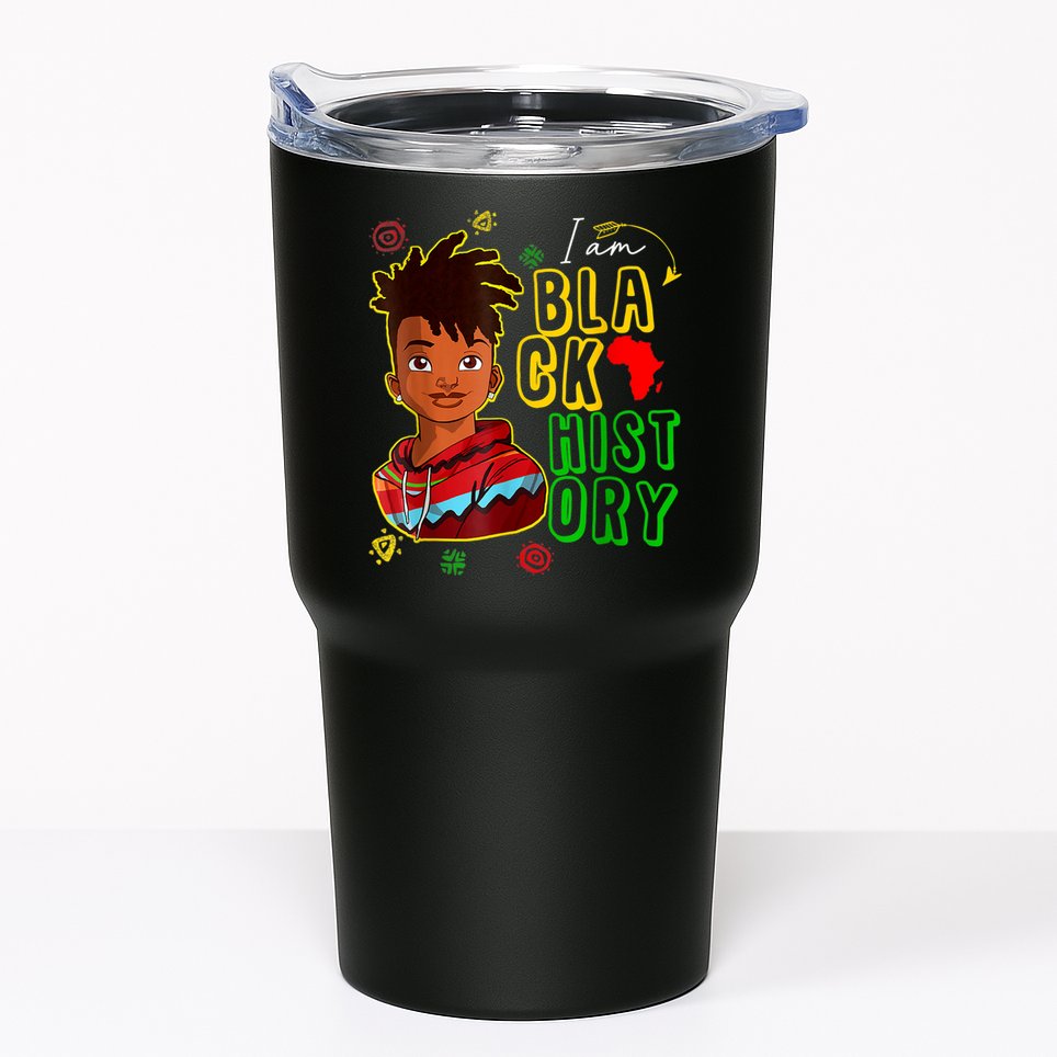 I Am Black History Month Black History Month African American Black Tumbler