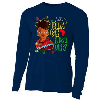 I Am Black History Month Black History Month African American Black Cooling Performance Long Sleeve Crew