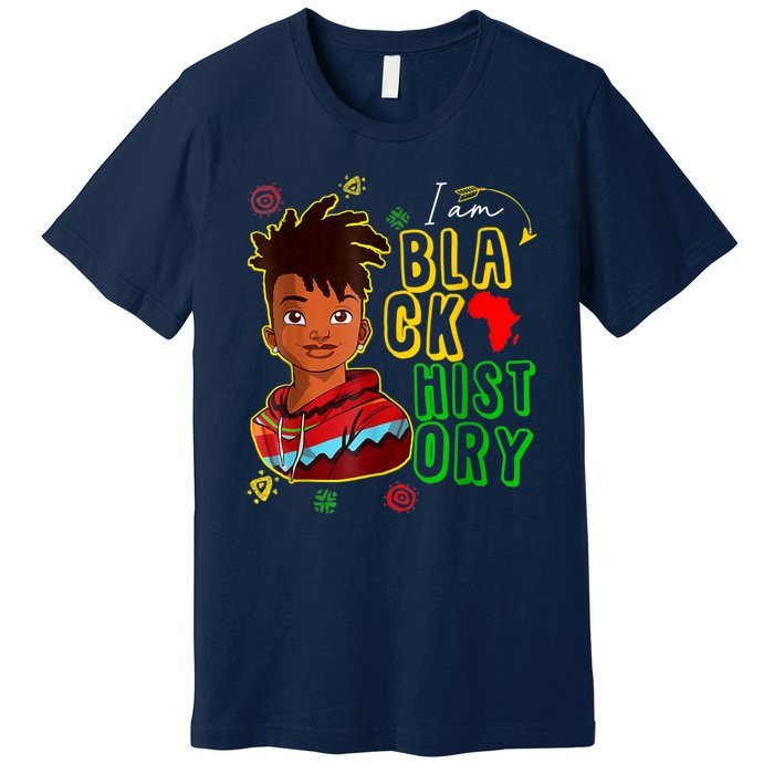 I Am Black History Month Black History Month African American Black Premium T-Shirt