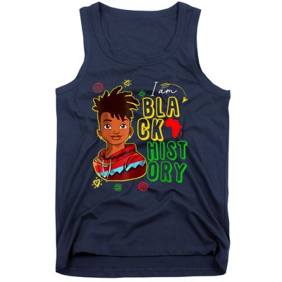 I Am Black History Month Black History Month African American Black Tank Top