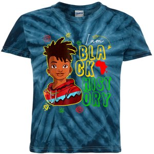 I Am Black History Month Black History Month African American Black Kids Tie-Dye T-Shirt